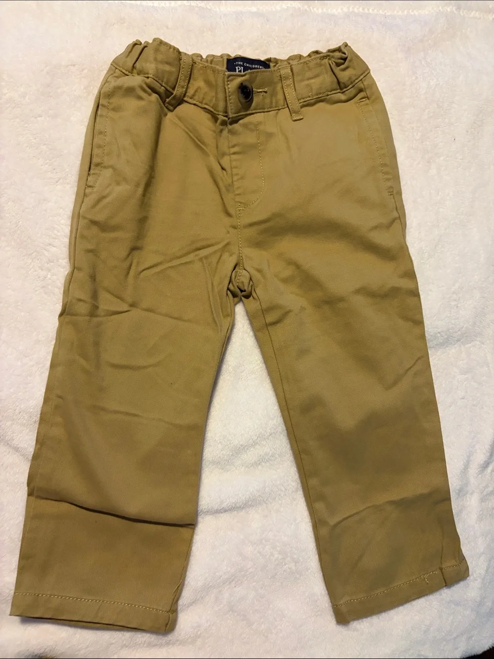 The Children's Place Tan Elastic-Waist Casual Pants